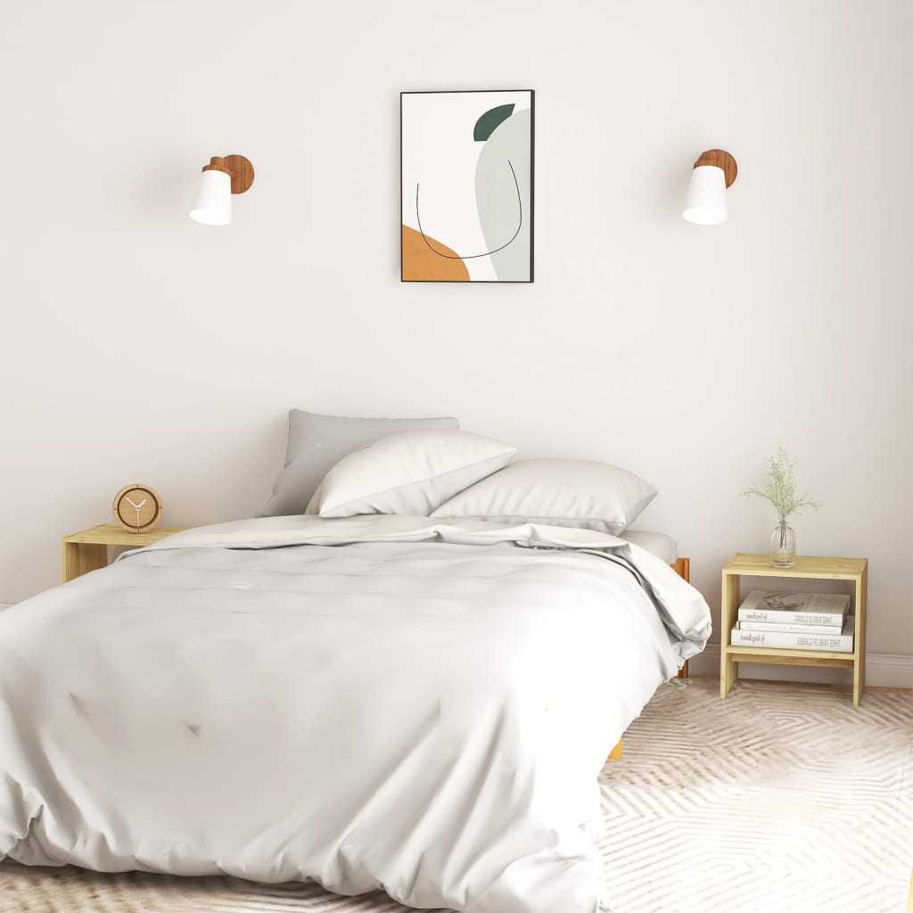 Table de chevet 40x30,5x40 cm bois de pin massif - XIOS