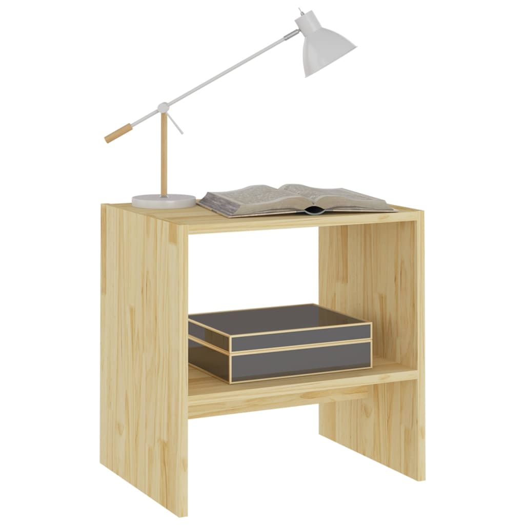 Tables de chevet 2 pcs 40x30,5x40 cm Bois de pin massif - XIOS
