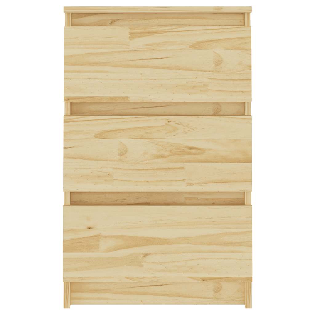 Table de chevet 40x29,5x64 cm Bois de pin solide - XIOS