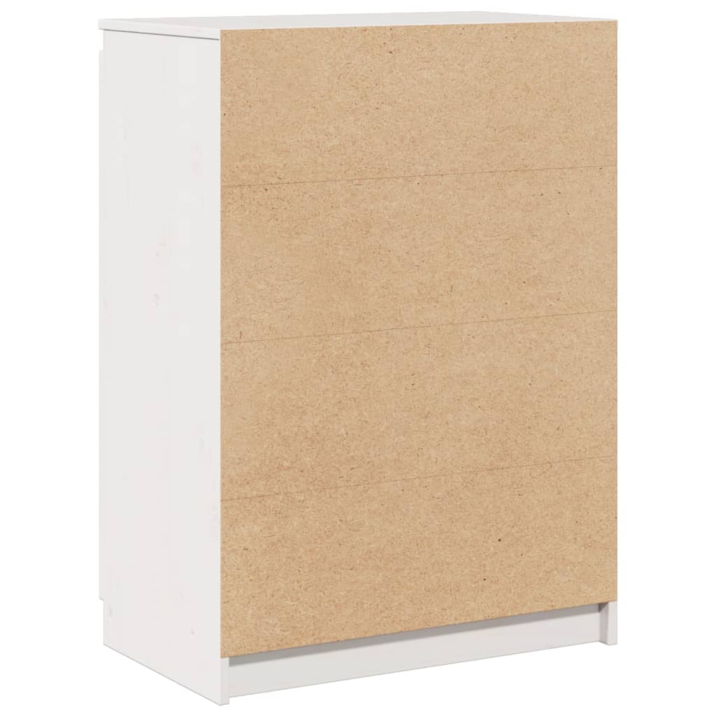 Buffet Blanc 60x36x84 cm Bois de pin massif - XIOS