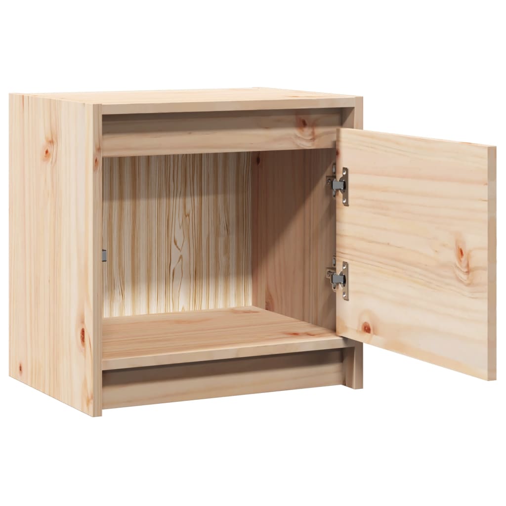 Table de chevet 40x30,5x40 cm bois de pin massif - XIOS