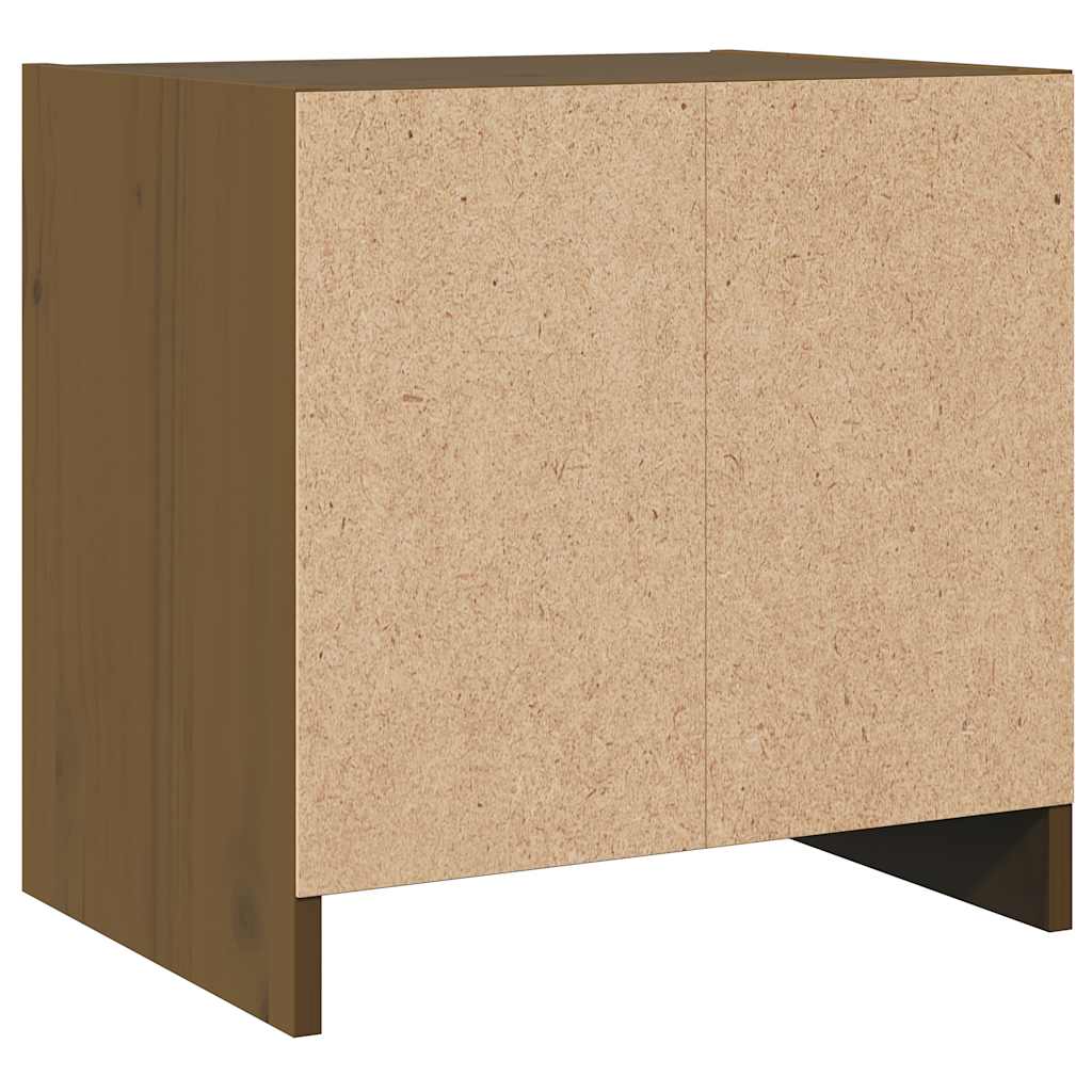 Tables de chevet 2 pcs Marron miel 40x30,5x40 cm Bois de pin - XIOS