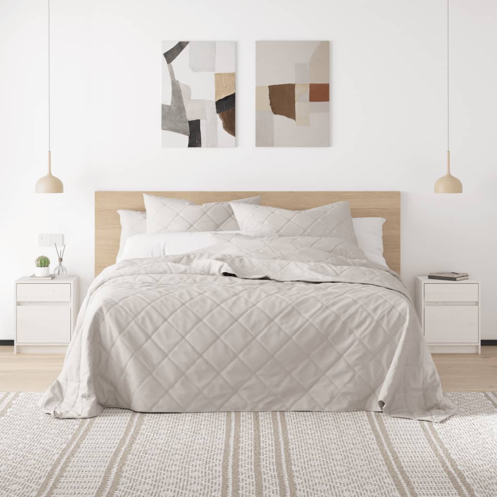 Tables de chevet 2 pcs Blanc 40x31x50 cm Bois de pin massif - XIOS