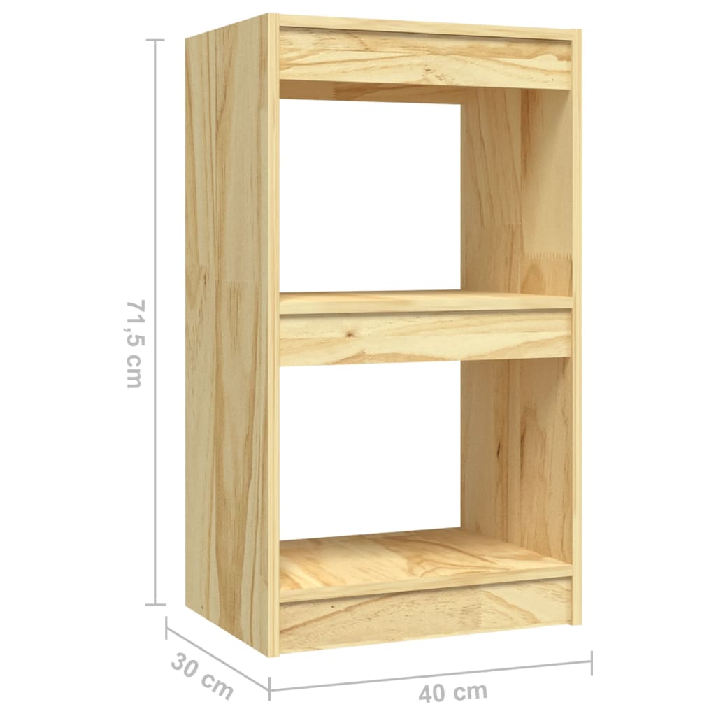 Bibliothèque 40x30x71,5 cm Bois de pin massif - XIOS