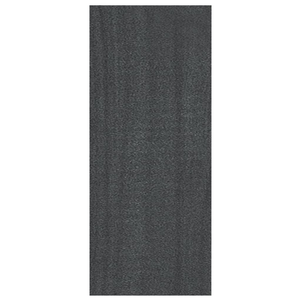 Bibliothèque Gris 40x30x71,5 cm Bois de pin massif - XIOS