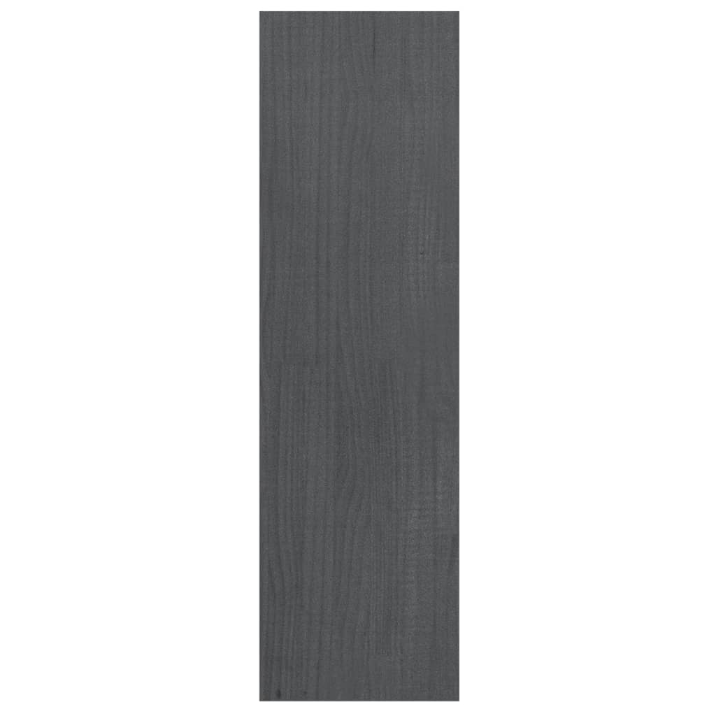 Bibliothèque/Séparateur de pièce Gris 40x30x103,5 cm Pin massif - XIOS
