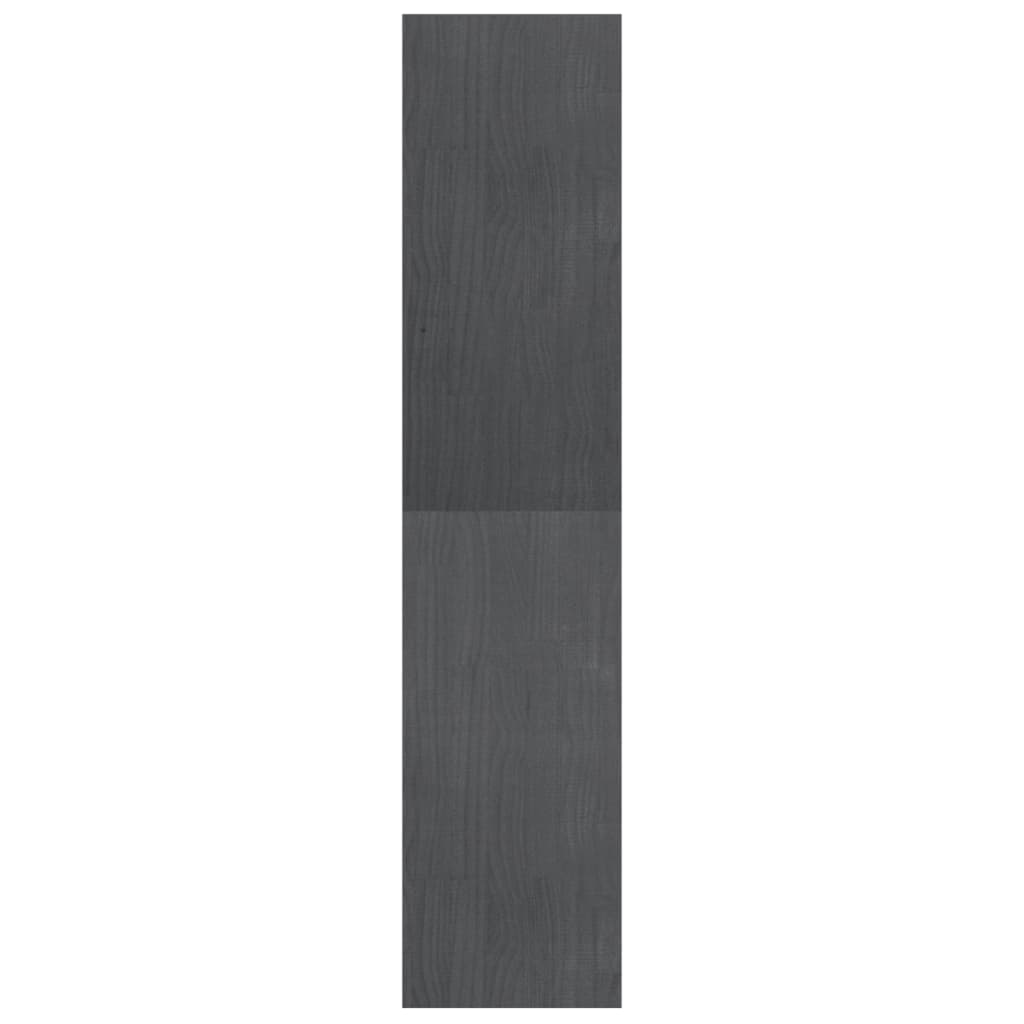 Bibliothèque/Séparateur de pièce Gris 40x30x135,5 cm Pin massif - XIOS