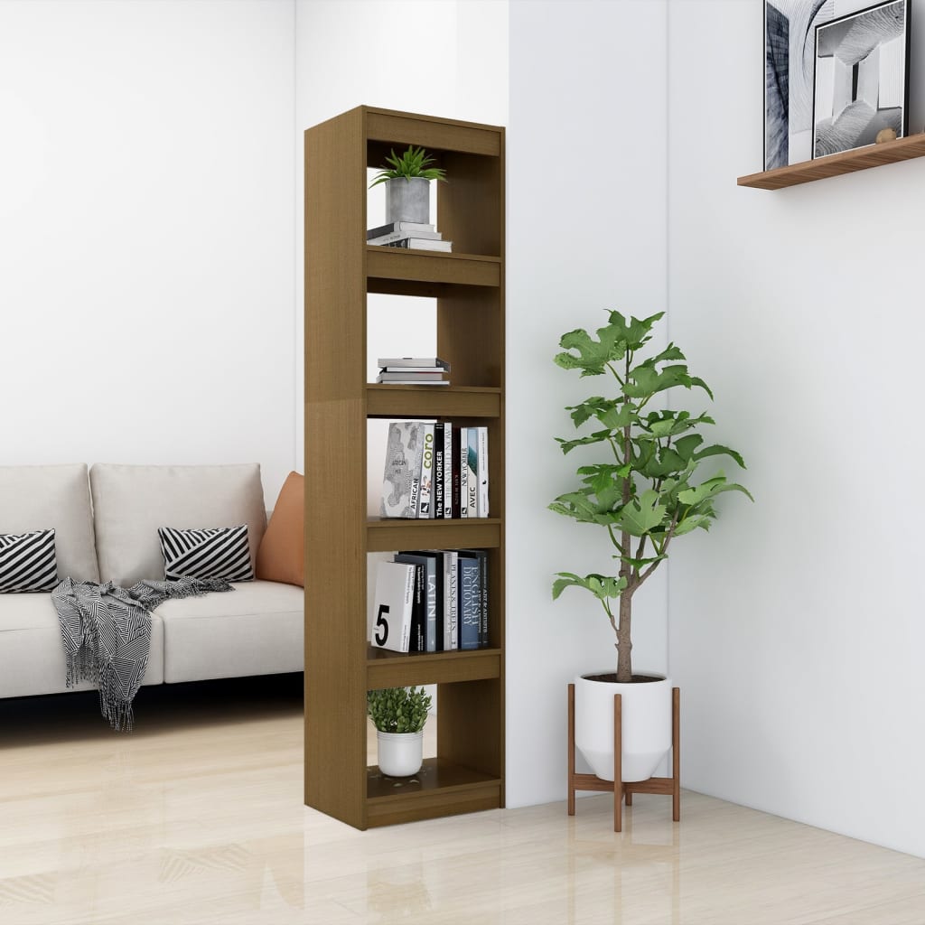 Bibliothèque/Séparateur de pièce Marron miel 40x30x167,5 cm Pin - XIOS