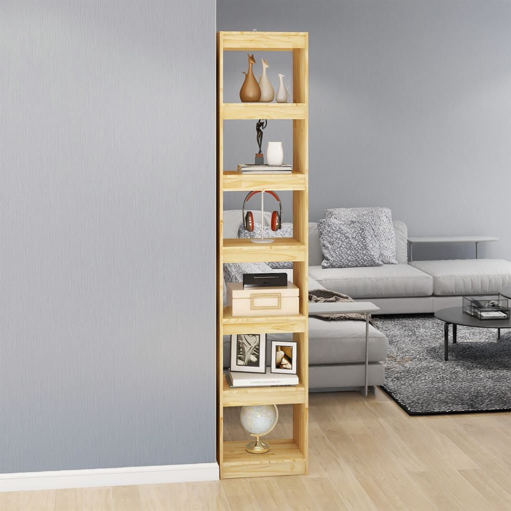 Bibliothèque/Séparateur de pièce 40x30x199 cm pin massif - XIOS