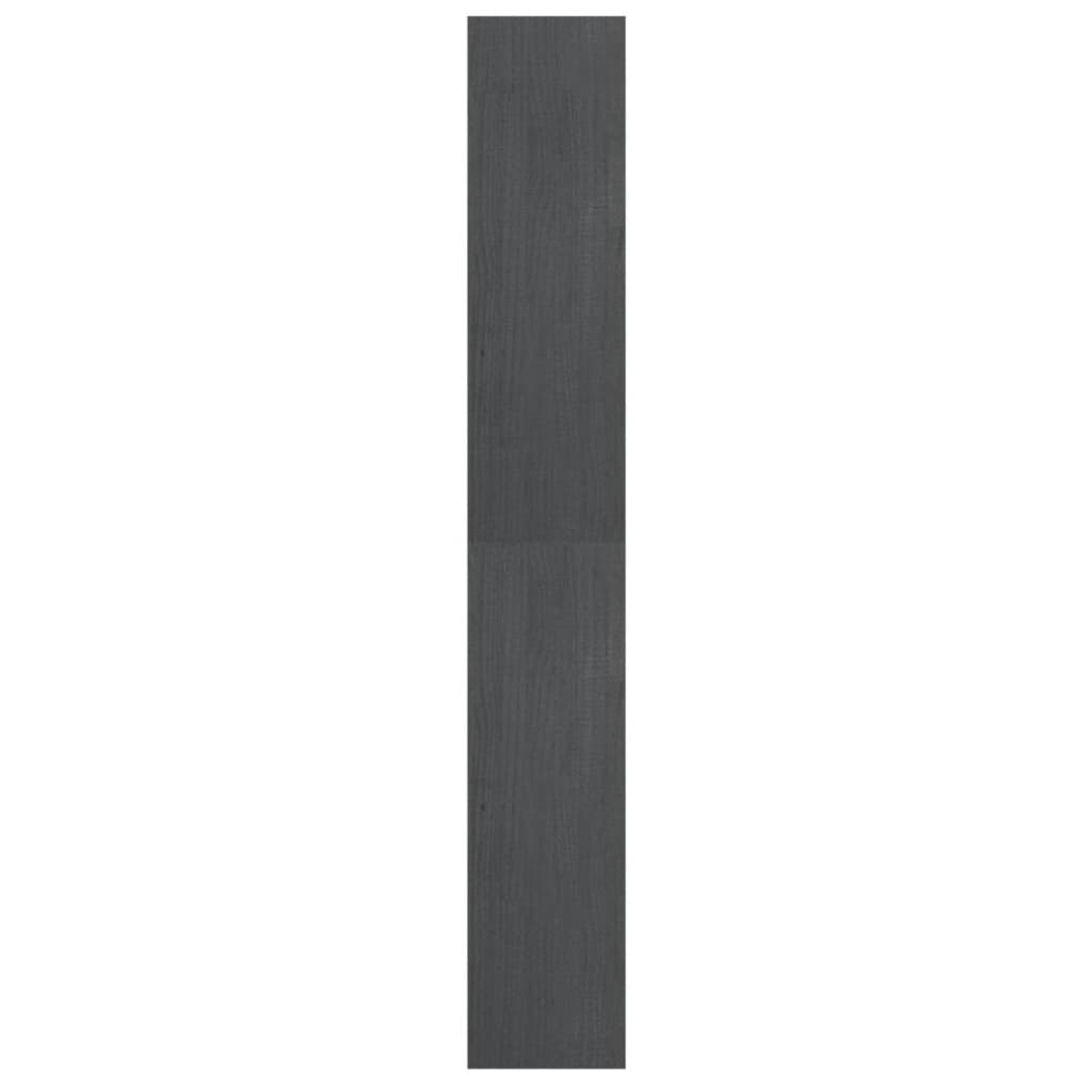 Bibliothèque/Séparateur de pièce Gris 40x30x199 cm Pin massif - XIOS