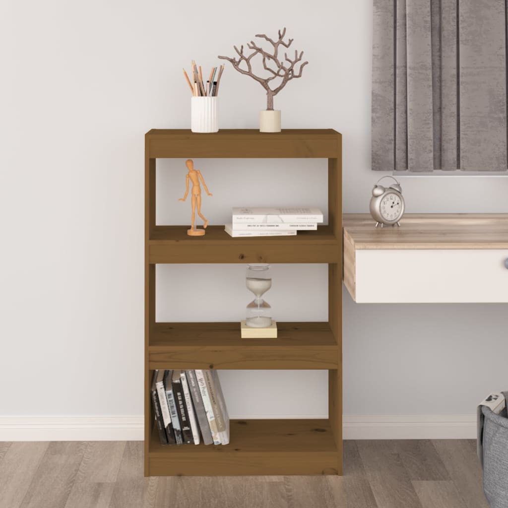 Bibliothèque/Séparateur de pièce Marron miel 60x30x103,5 cm Pin - XIOS