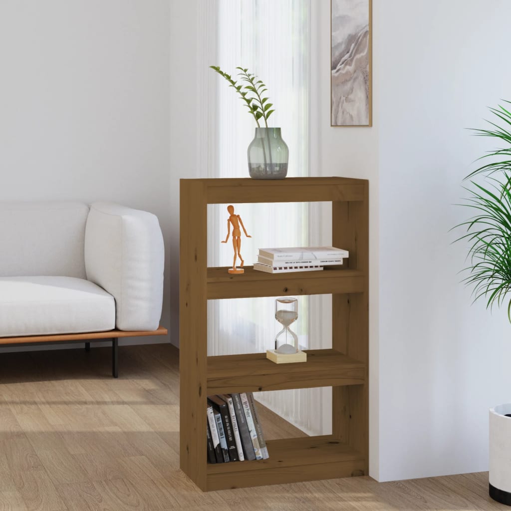Bibliothèque/Séparateur de pièce Marron miel 60x30x103,5 cm Pin - XIOS