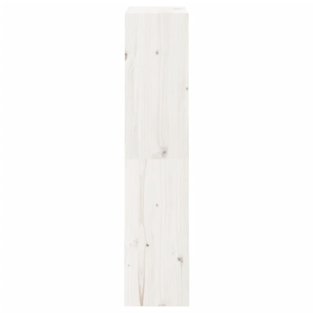 Bibliothèque/Séparateur de pièce Blanc 60x30x135,5cm Pin massif - XIOS