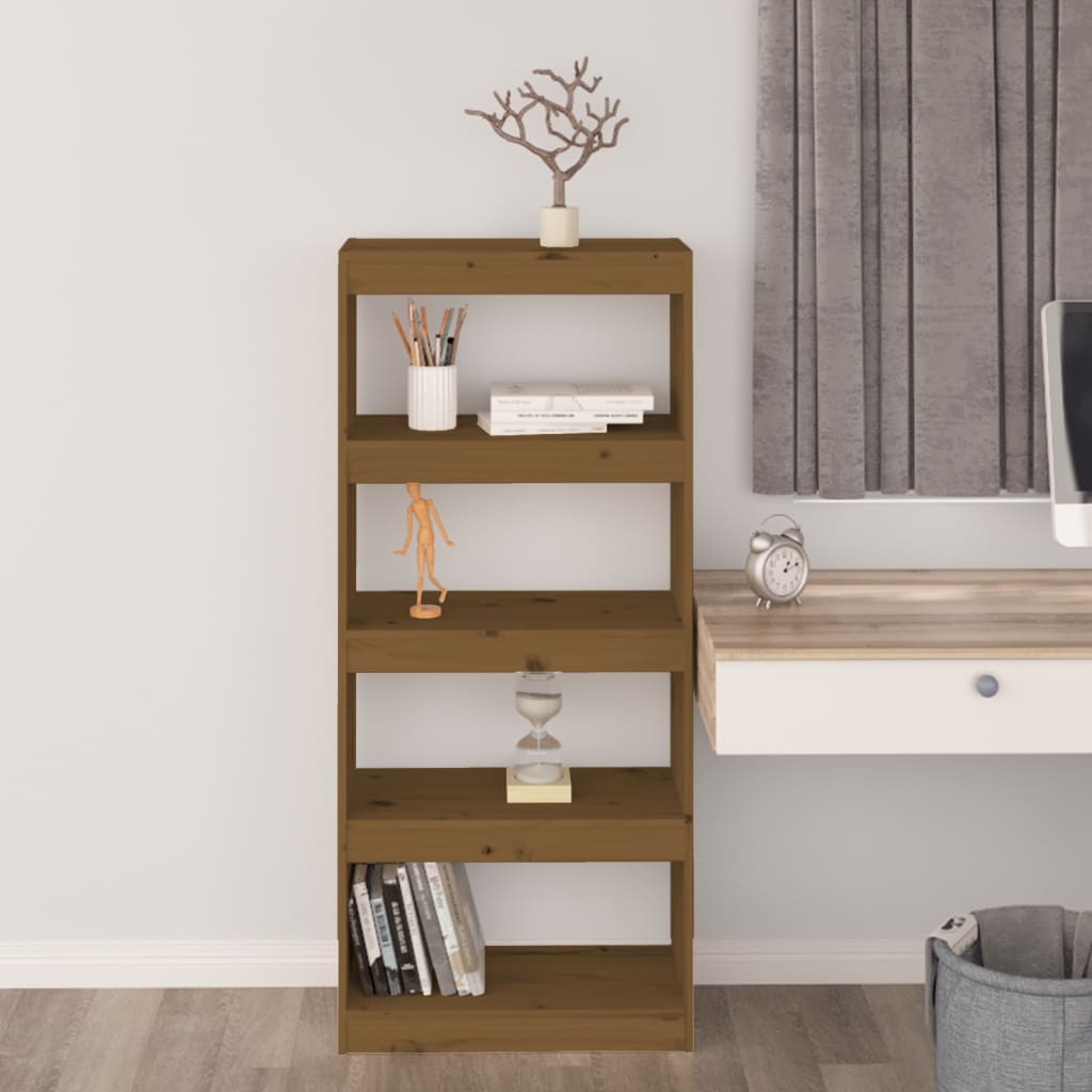 Bibliothèque/Séparateur de pièce Marron miel 60x30x135,5 cm Pin - XIOS