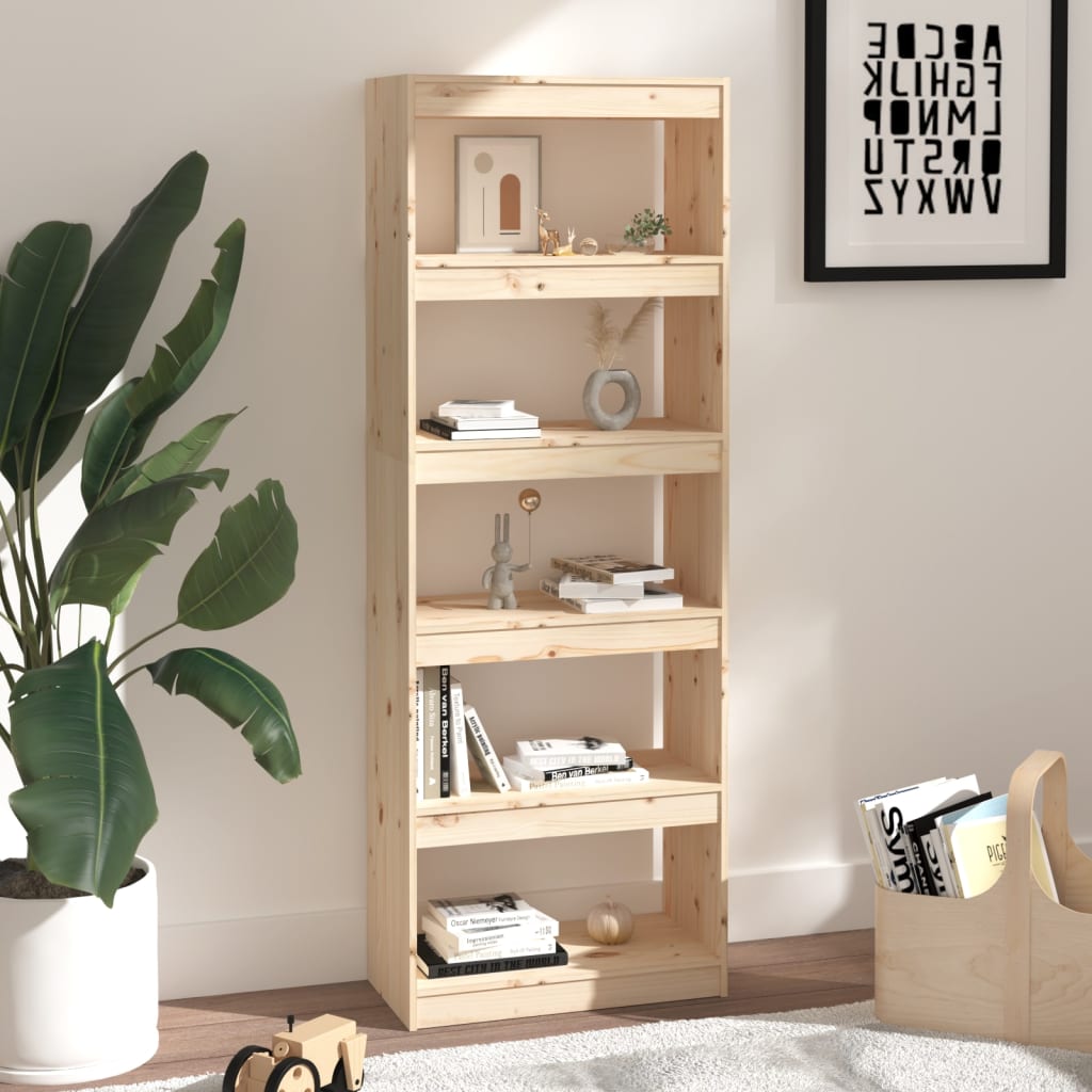 Bibliothèque/Séparateur de pièce 60x30x167,5 cm pin massif - XIOS