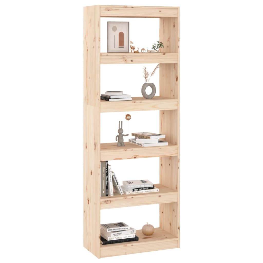 Bibliothèque/Séparateur de pièce 60x30x167,5 cm pin massif - XIOS