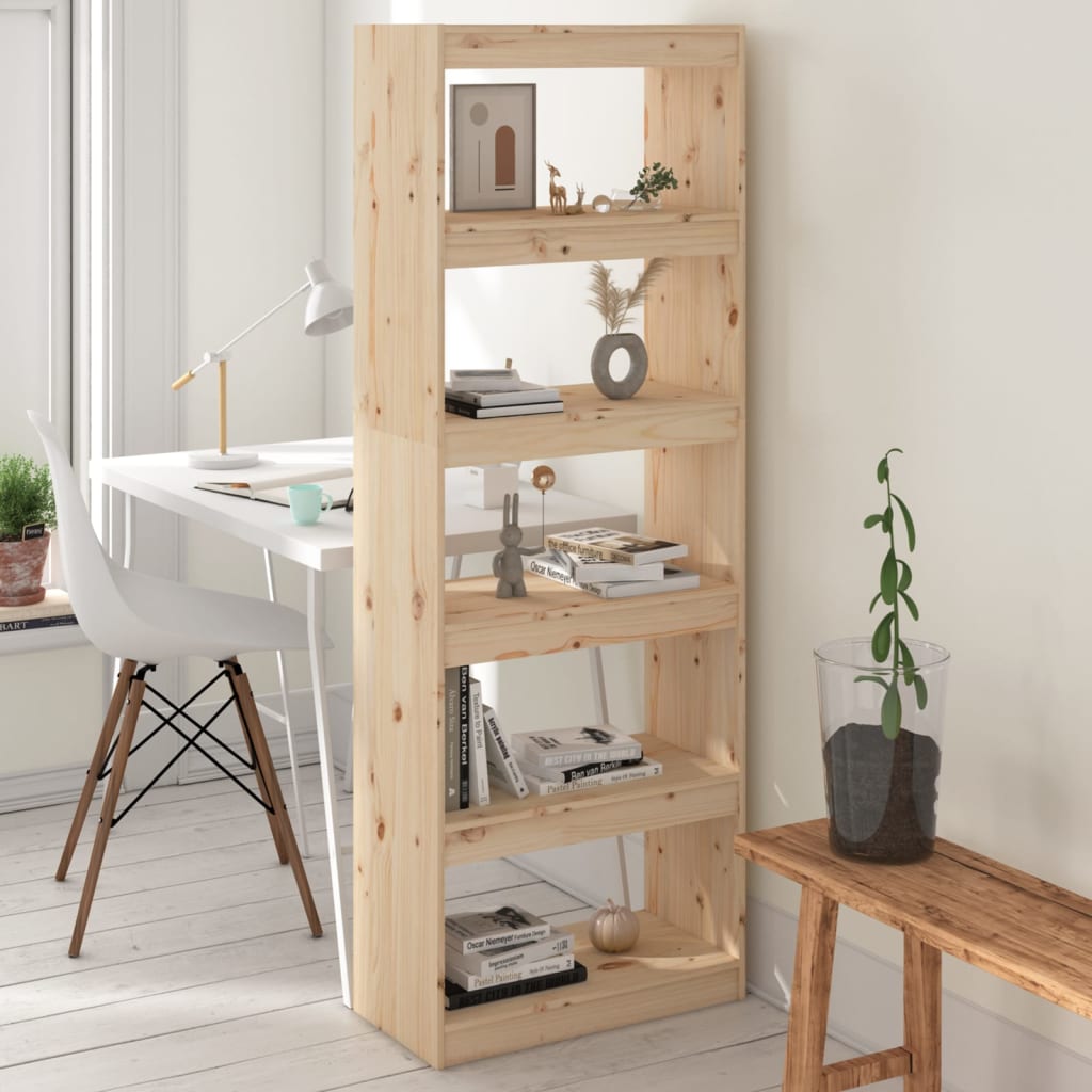Bibliothèque/Séparateur de pièce 60x30x167,5 cm pin massif - XIOS