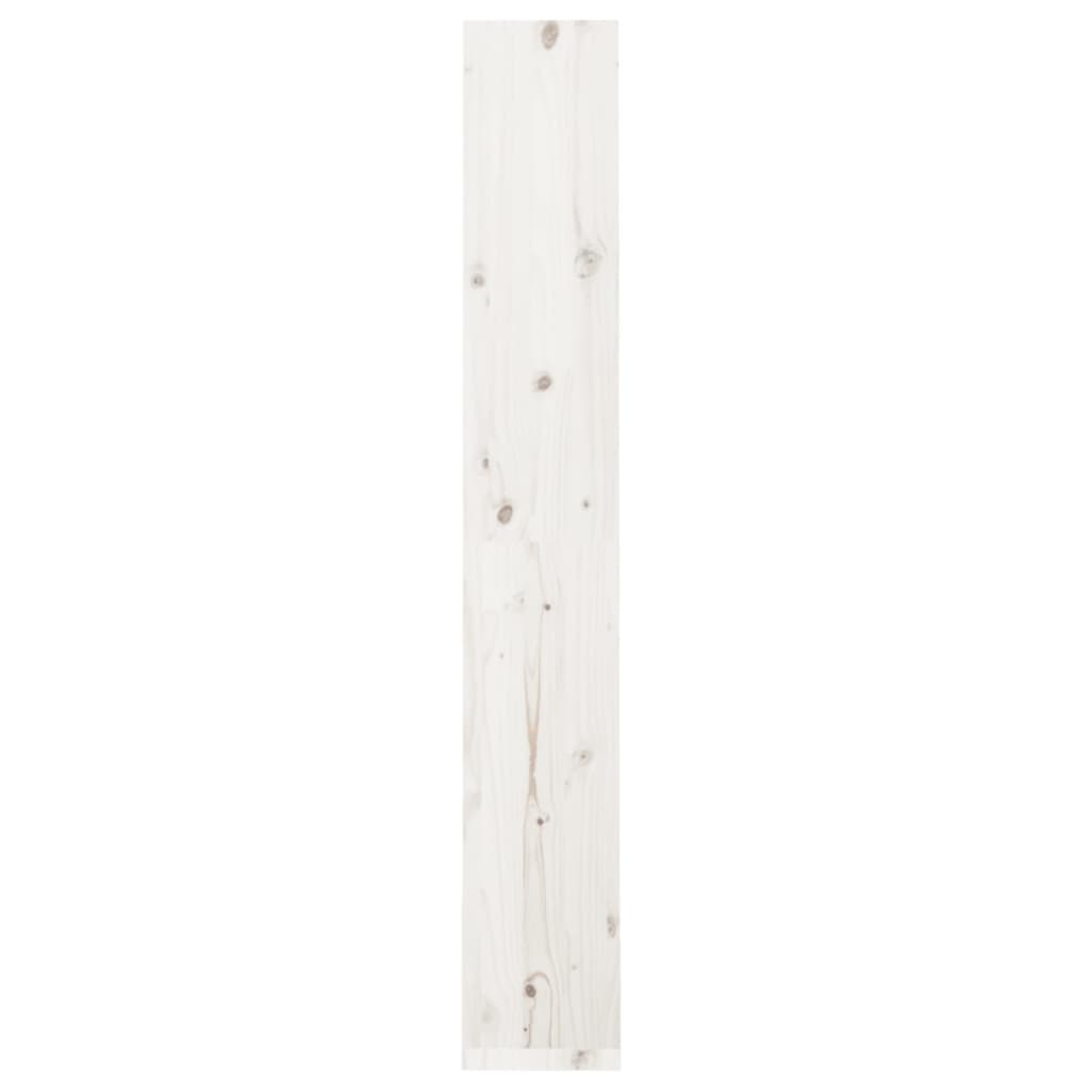 Bibliothèque/Séparateur de pièce Blanc 60x30x199,5cm Pin massif - XIOS