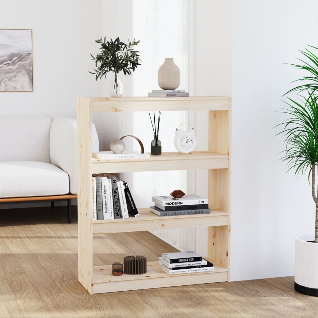 Bibliothèque/Séparateur de pièce 80x30x103,5 cm pin massif - XIOS