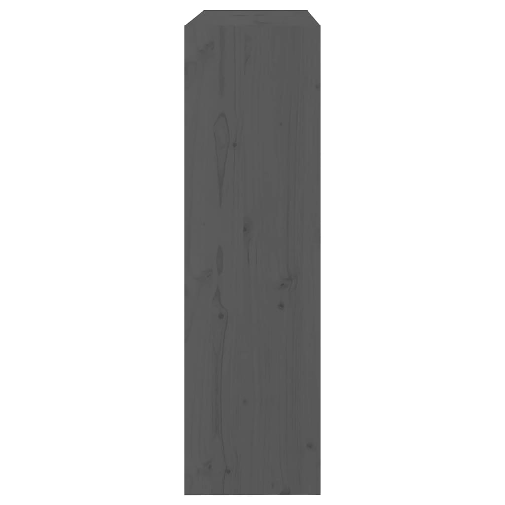 Bibliothèque/Séparateur de pièce Gris 80x30x103,5 cm Pin massif - XIOS