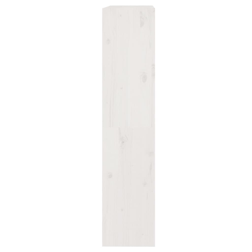 Bibliothèque/Séparateur de pièce Blanc 80x30x135,5cm Pin massif - XIOS