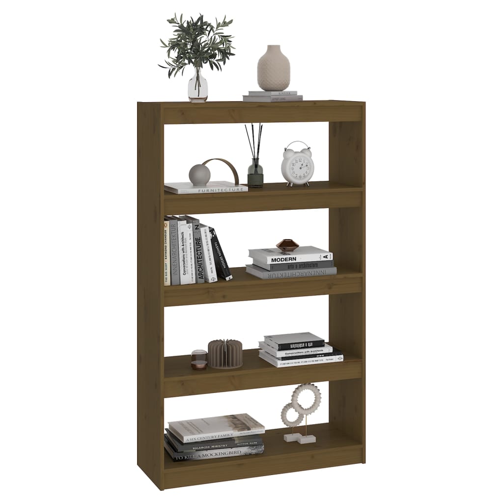 Bibliothèque/Séparateur de pièce Marron miel 80x30x135,5 cm Pin - XIOS