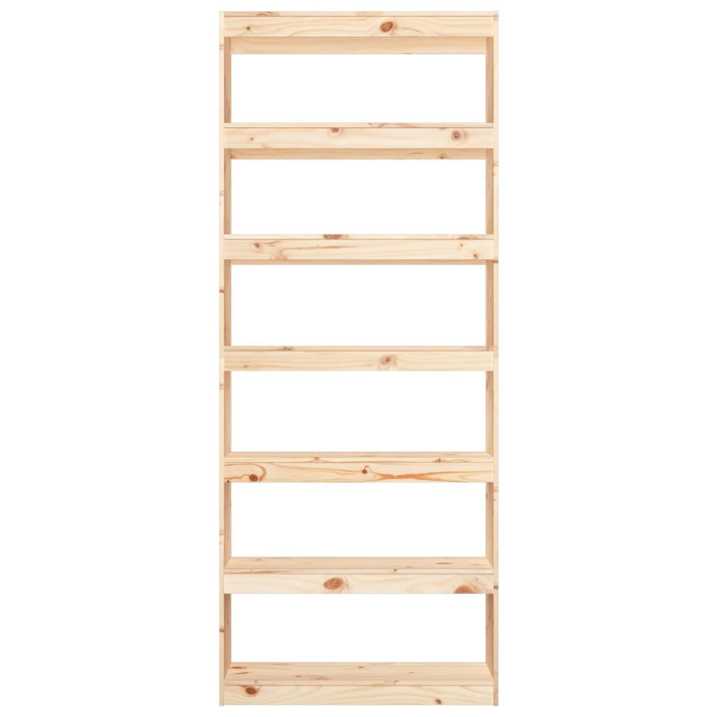Bibliothèque/Séparateur de pièce 80x30x199,5 cm pin massif - XIOS