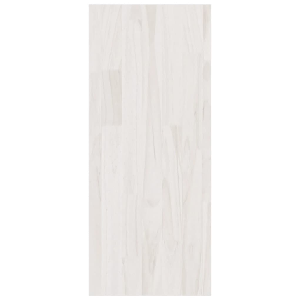 Bibliothèque/Séparateur de pièce Blanc 100x30x71,5cm Pin massif - XIOS