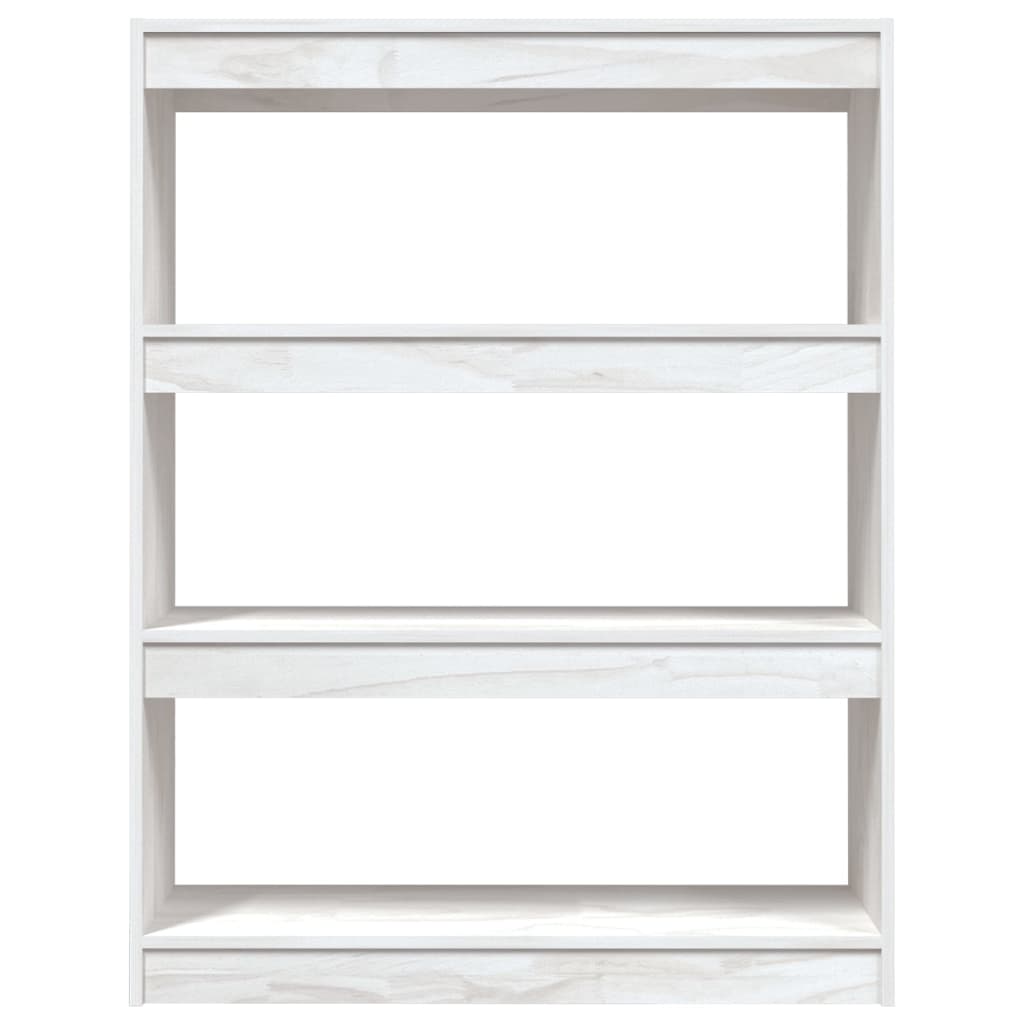 Bibliothèque/Séparateur de pièce Blanc 100x30x103 cm Pin massif - XIOS