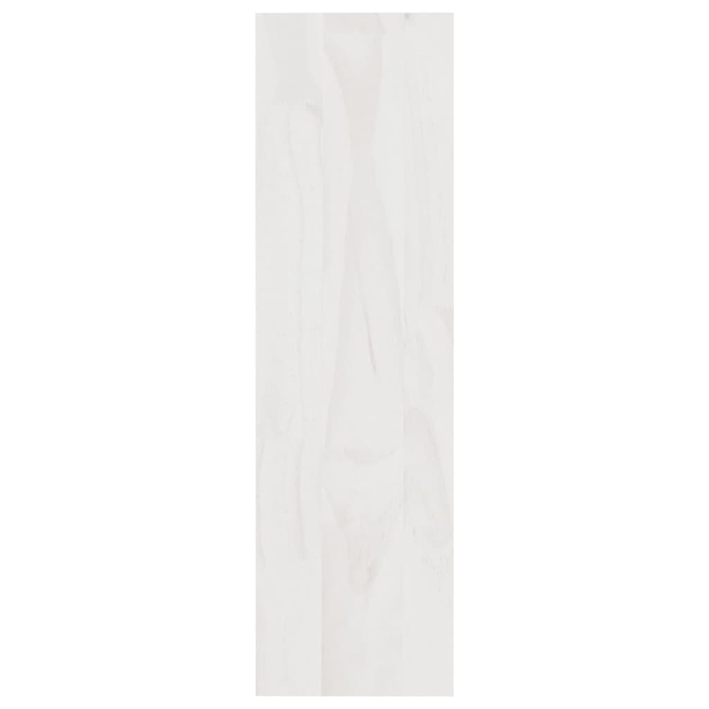 Bibliothèque/Séparateur de pièce Blanc 100x30x103 cm Pin massif - XIOS
