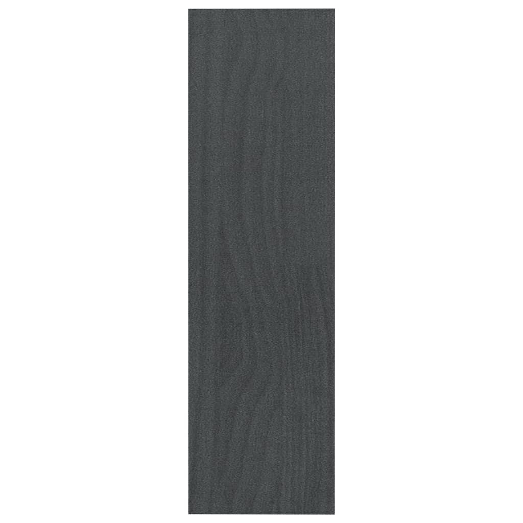 Bibliothèque/Séparateur de pièce Gris 100x30x103 cm Pin massif - XIOS