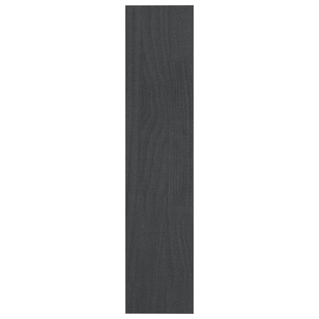 Bibliothèque/Séparateur de pièce Gris 100x30x135,5cm Pin massif - XIOS