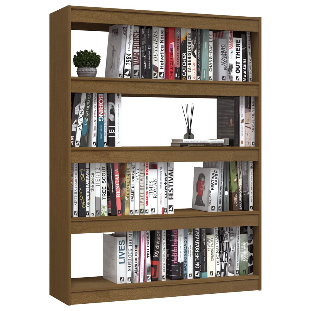 Bibliothèque/Séparateur de pièce Marron miel 100x30x135,5cm Pin - XIOS