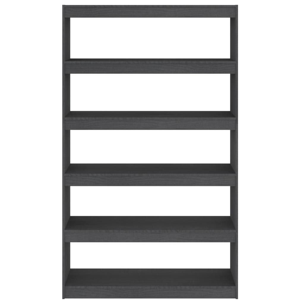 Bibliothèque/Séparateur de pièce Gris 100x30x167,5cm Pin massif - XIOS