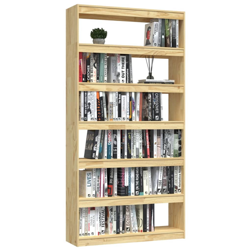 Bibliothèque/Séparateur de pièce 100x30x200 cm pin massif - XIOS