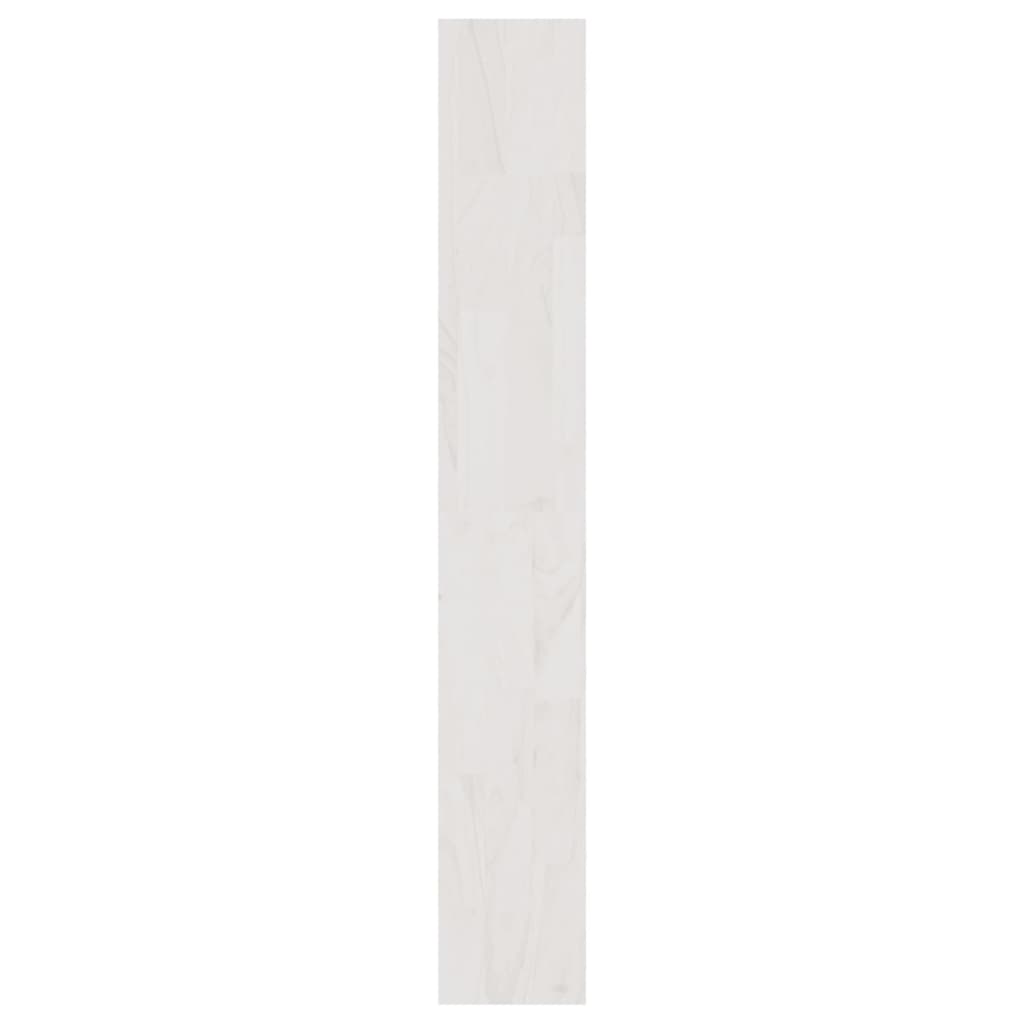 Bibliothèque/Séparateur de pièce Blanc 100x30x200 cm Pin massif - XIOS
