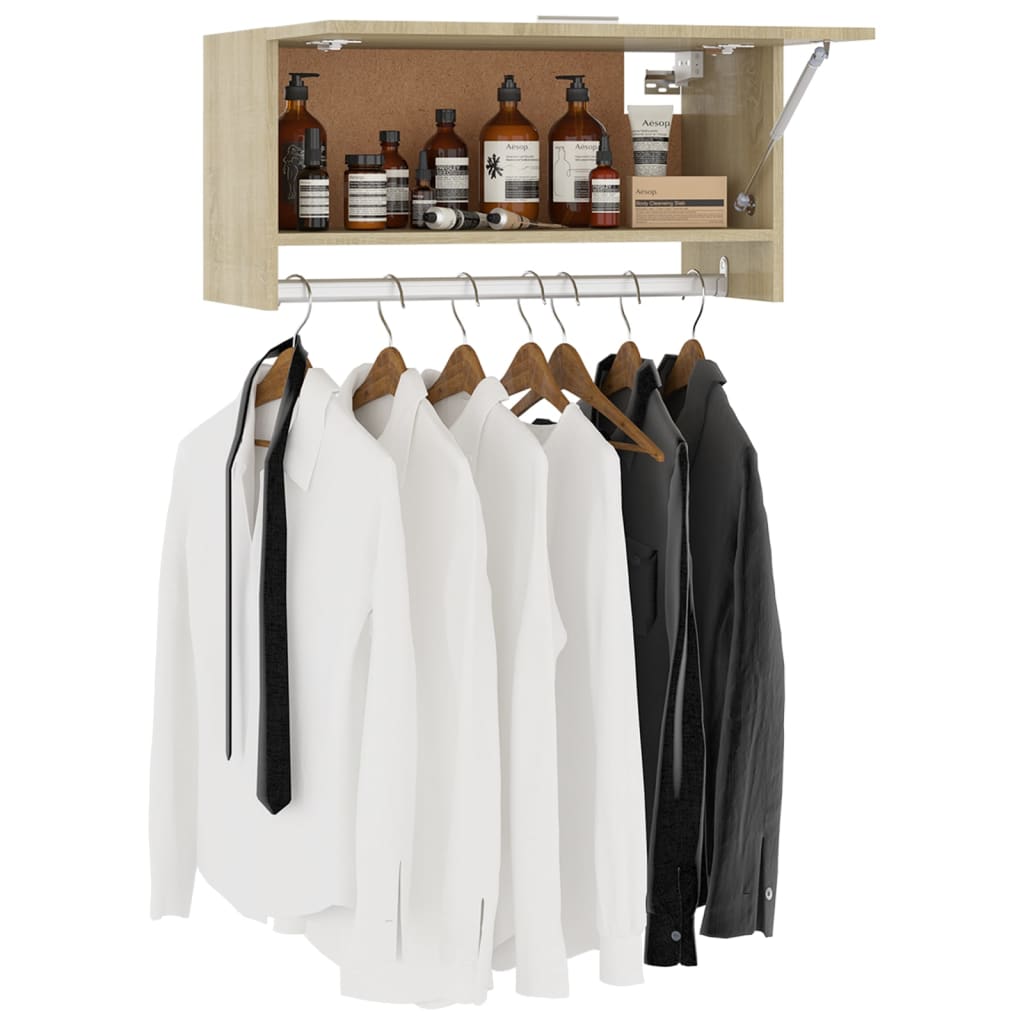 Garde-robe chêne sonoma 70x32,5x35 cm bois d'ingénierie - XIOS