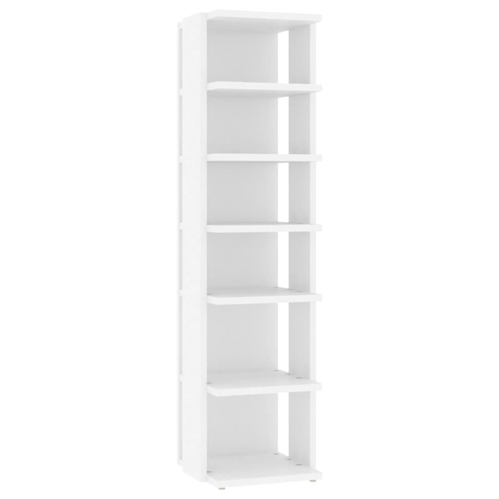Armoire à chaussures Blanc 27,5x27x102 cm Bois d'ingénierie XIOS