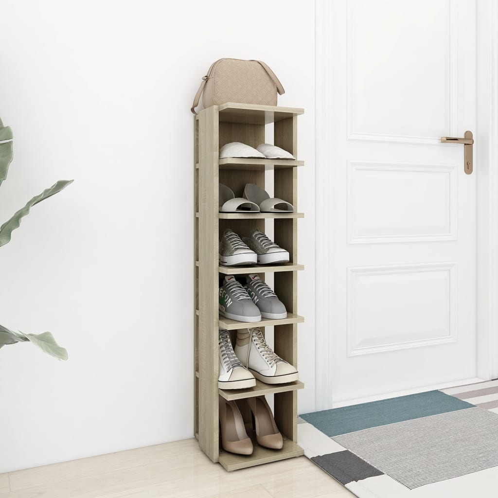 Armoire à chaussures Chêne sonoma 27,5x27x102 cm - XIOS