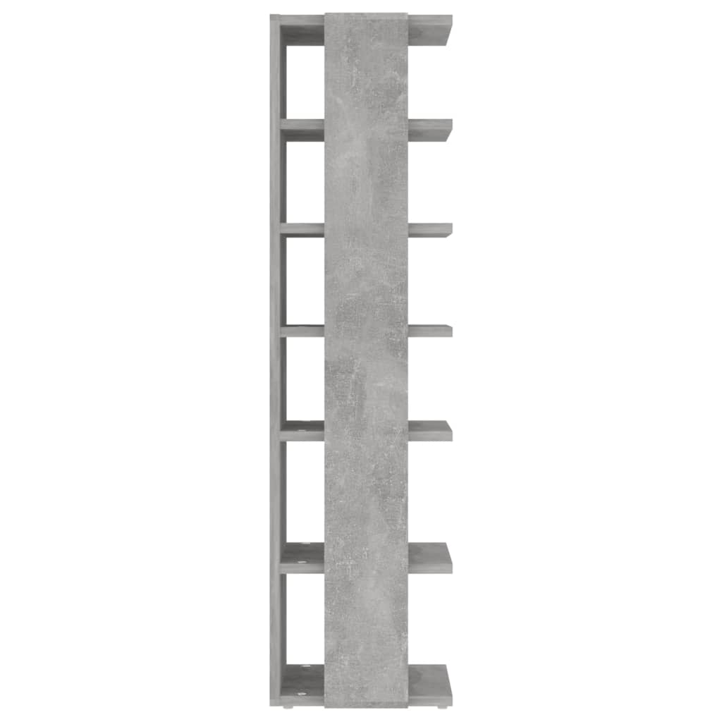 Armoire à chaussures Gris béton 27,5x27x102cm Bois d'ingénierie - XIOS