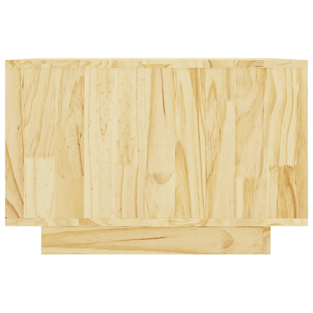 Table basse 50x50x33,5 cm bois de pin massif - XIOS