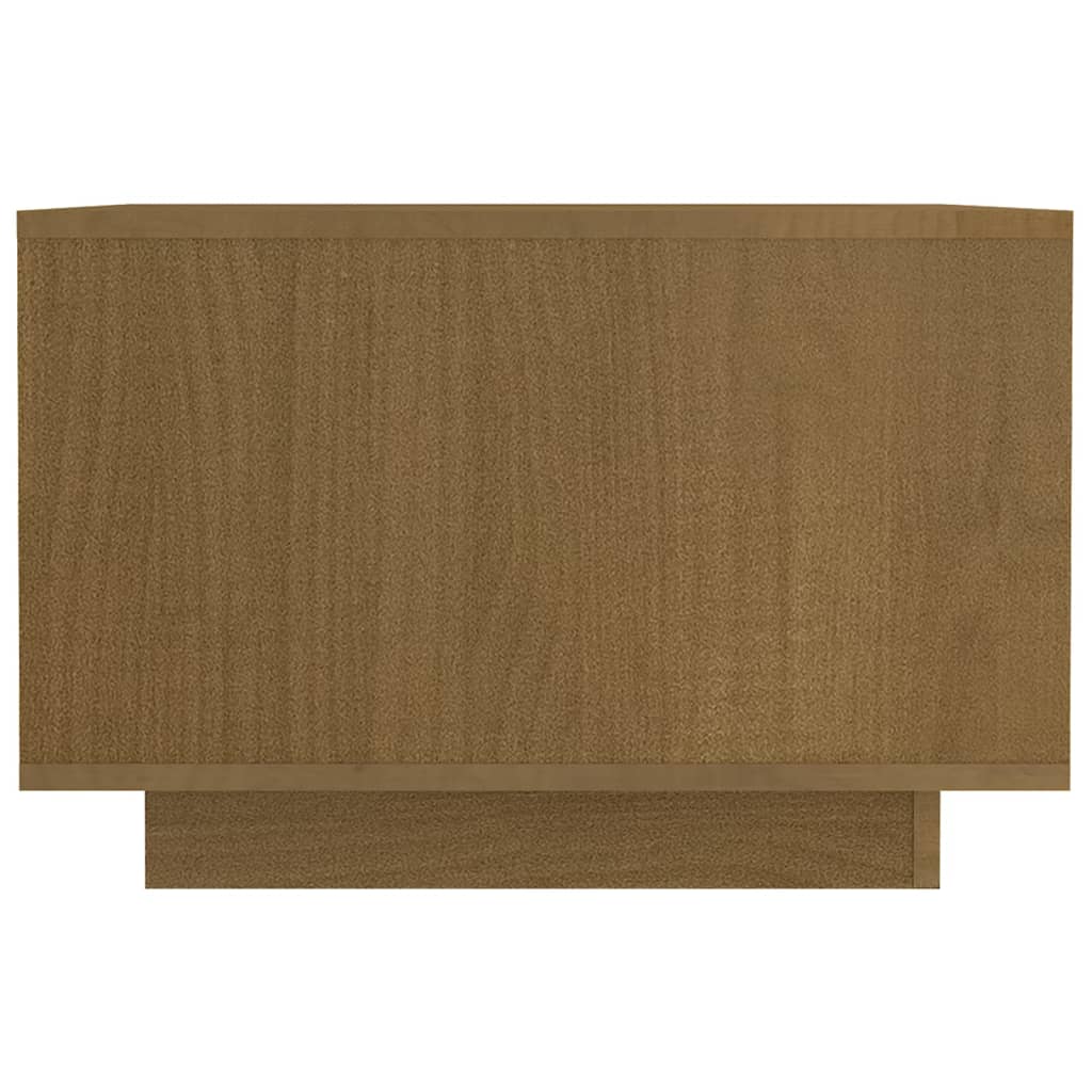 Table basse marron miel 50x50x33,5 cm bois de pin massif Tables basses vidaXL