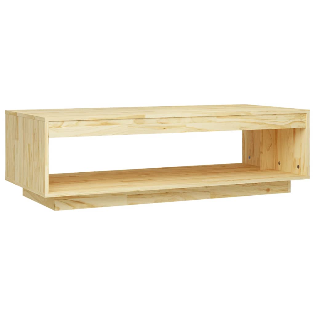 Table basse 110x50x33,5 cm bois de pin massif - XIOS