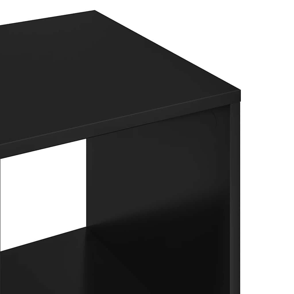 Garde-robe Noir 80x40x110 cm Bois d’ingénierie - XIOS