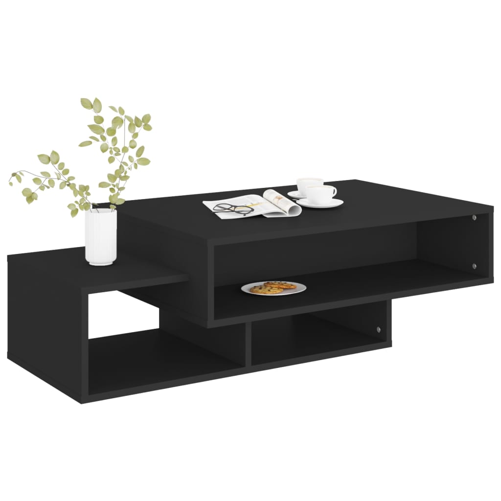 Table basse Noir 105x55x32 cm Bois d’ingénierie - XIOS
