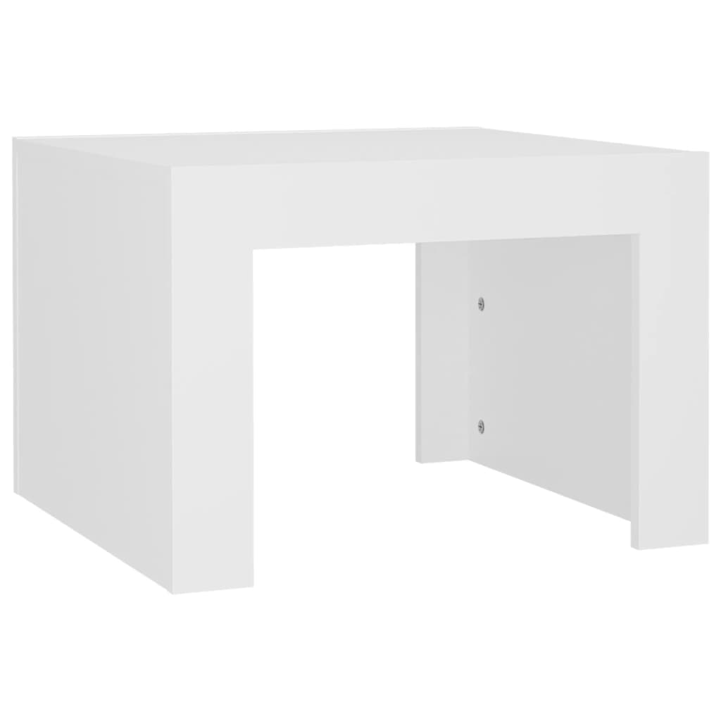 Table basse blanc 50x50x35 cm bois d'ingénierie Tables basses vidaXL