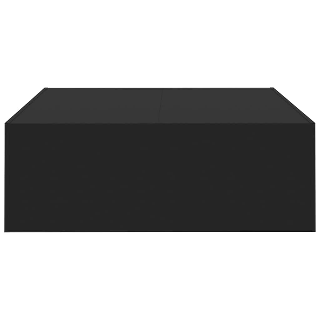 Table basse noir 100x100x35 cm bois d'ingénierie - XIOS