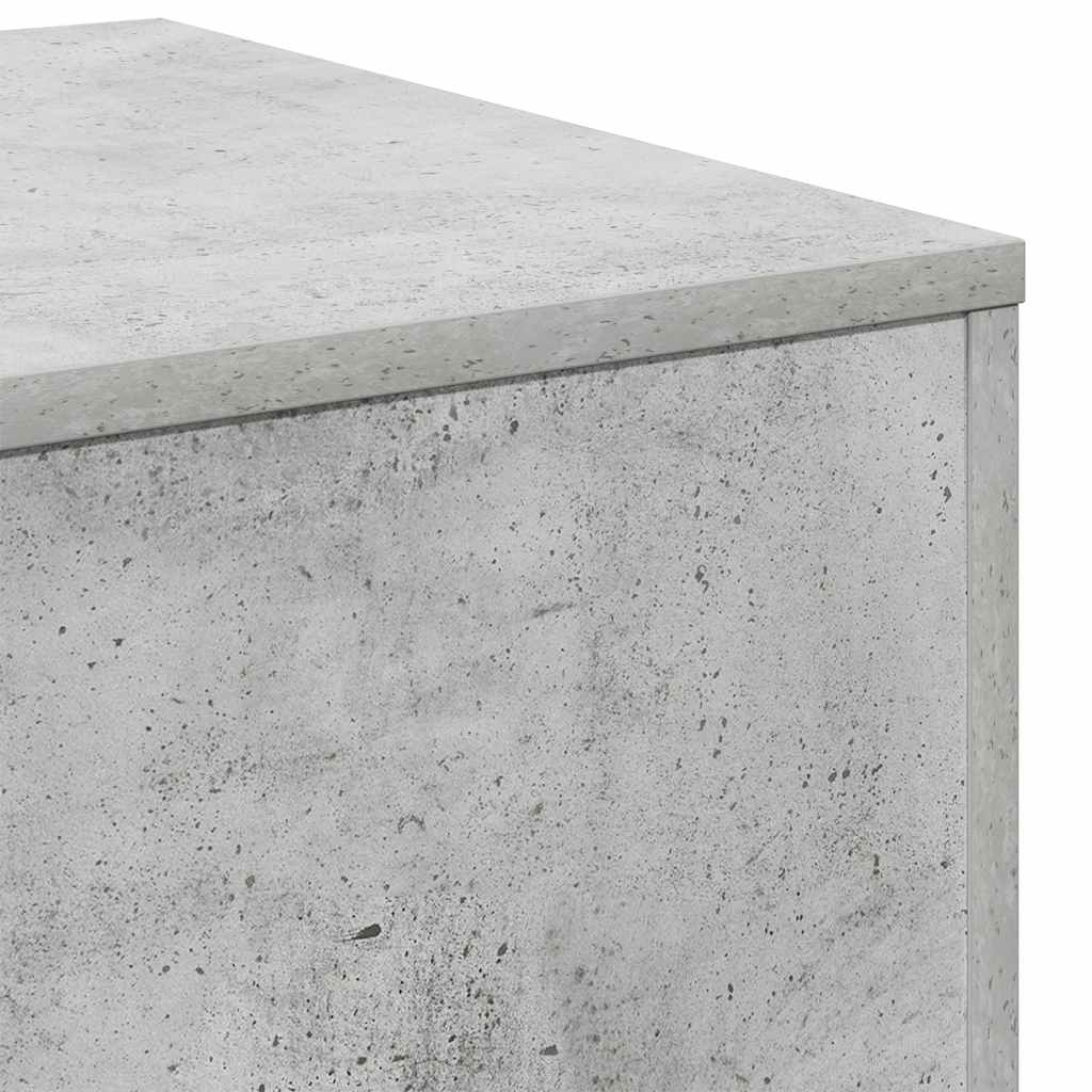 Tables d'appoint 3 pcs Gris béton Bois d’ingénierie - XIOS