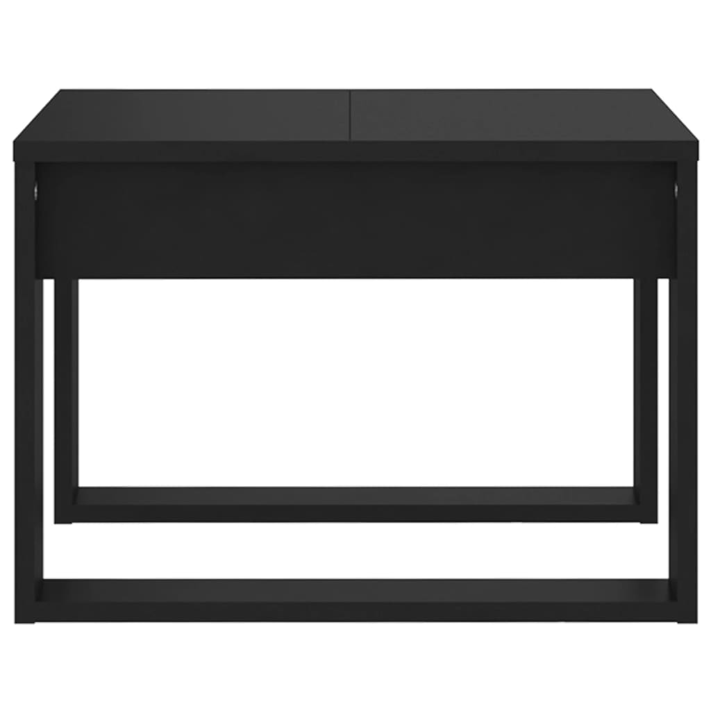 Table d'appoint Noir 50x50x35 cm Bois d’ingénierie Tables basses vidaXL