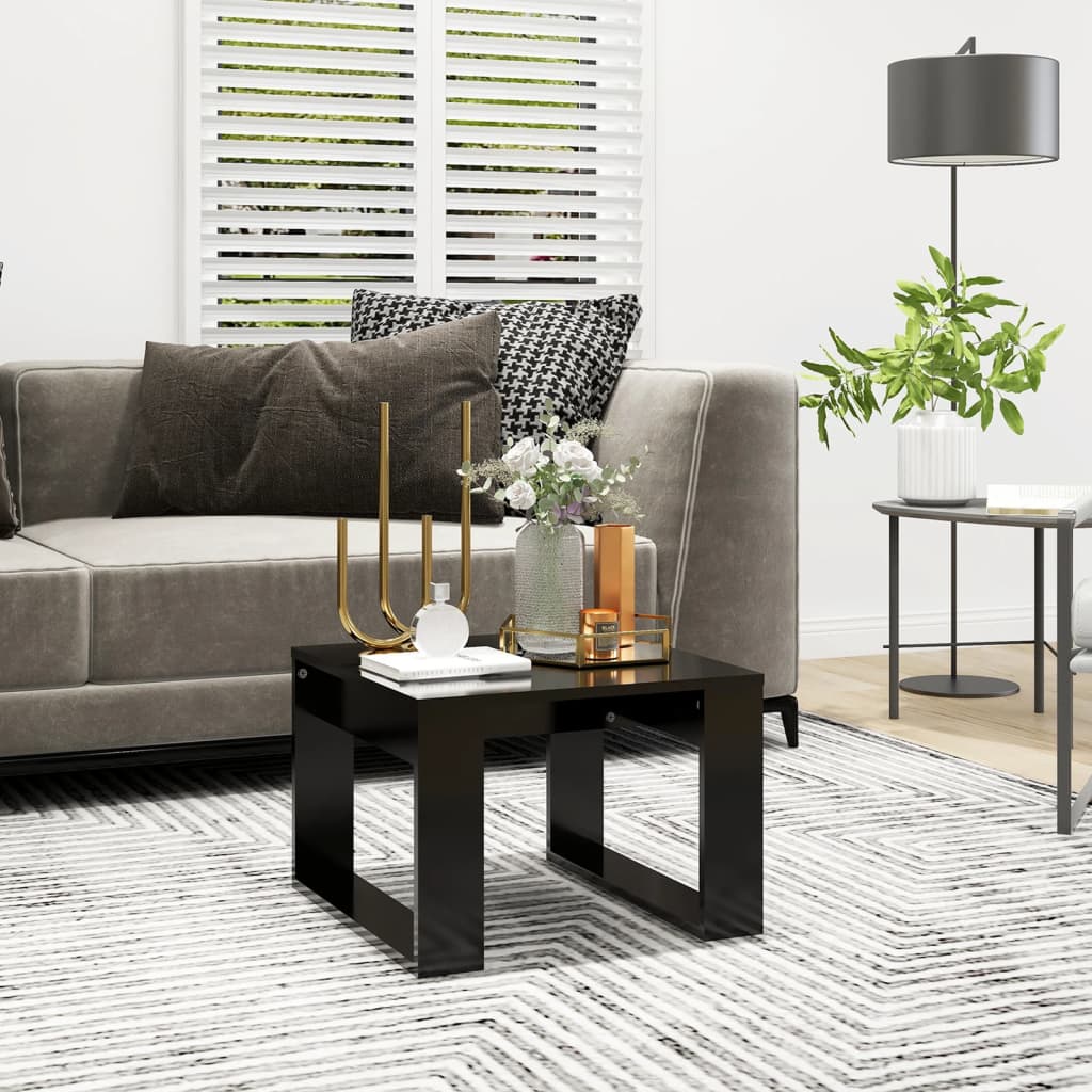 Table d'appoint Noir 50x50x35 cm Bois d’ingénierie Tables d'appoint vidaXL   